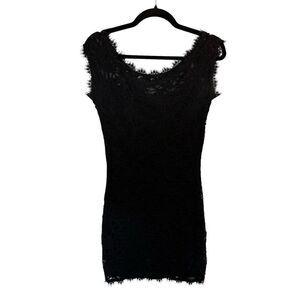 Jump Apparel black lace bodycon dress size 7/8